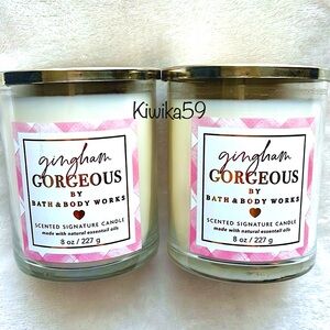 Bath & Body Works Gingham Gorgeous Candles